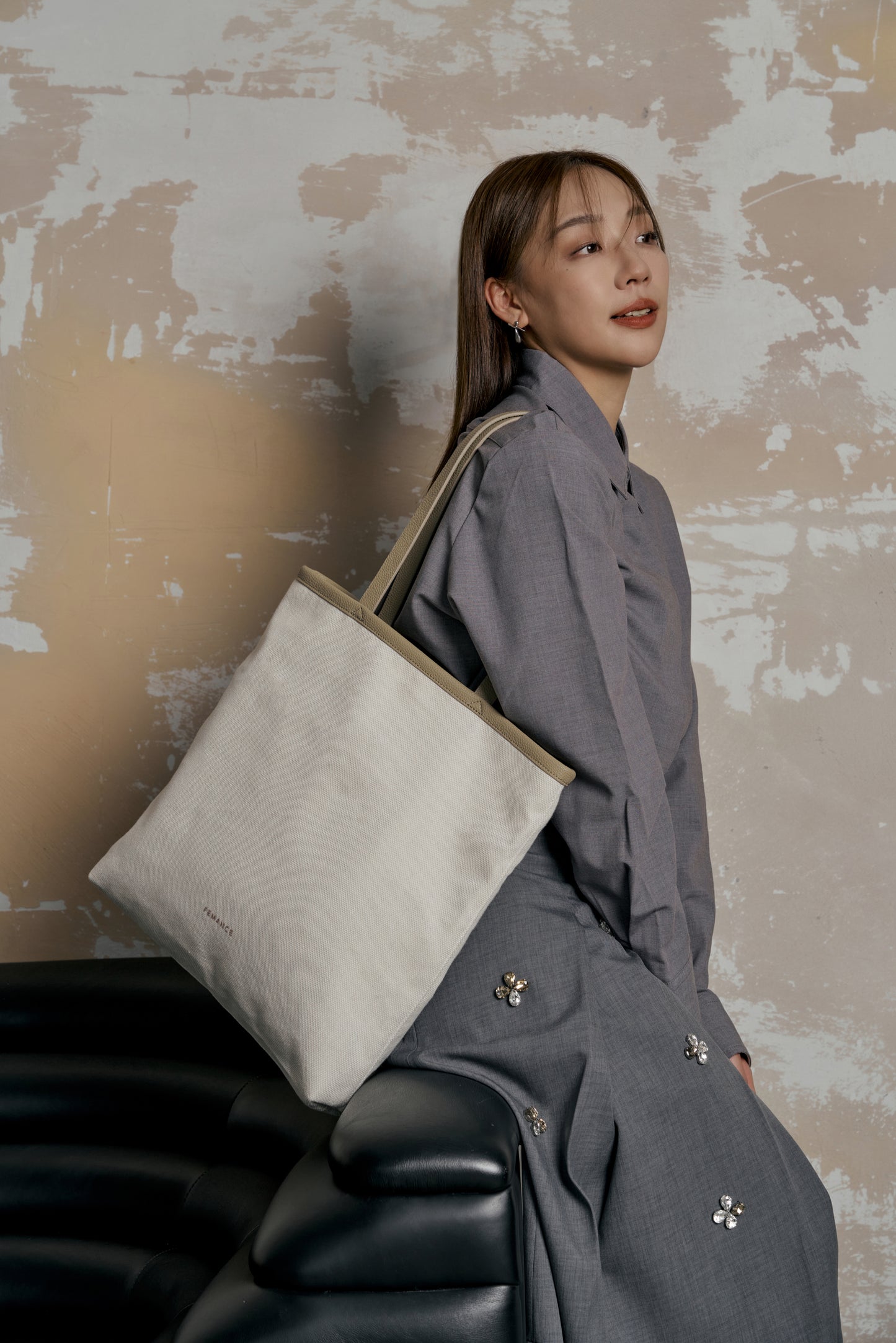 Recycled Tote Bag - Canvas Grey