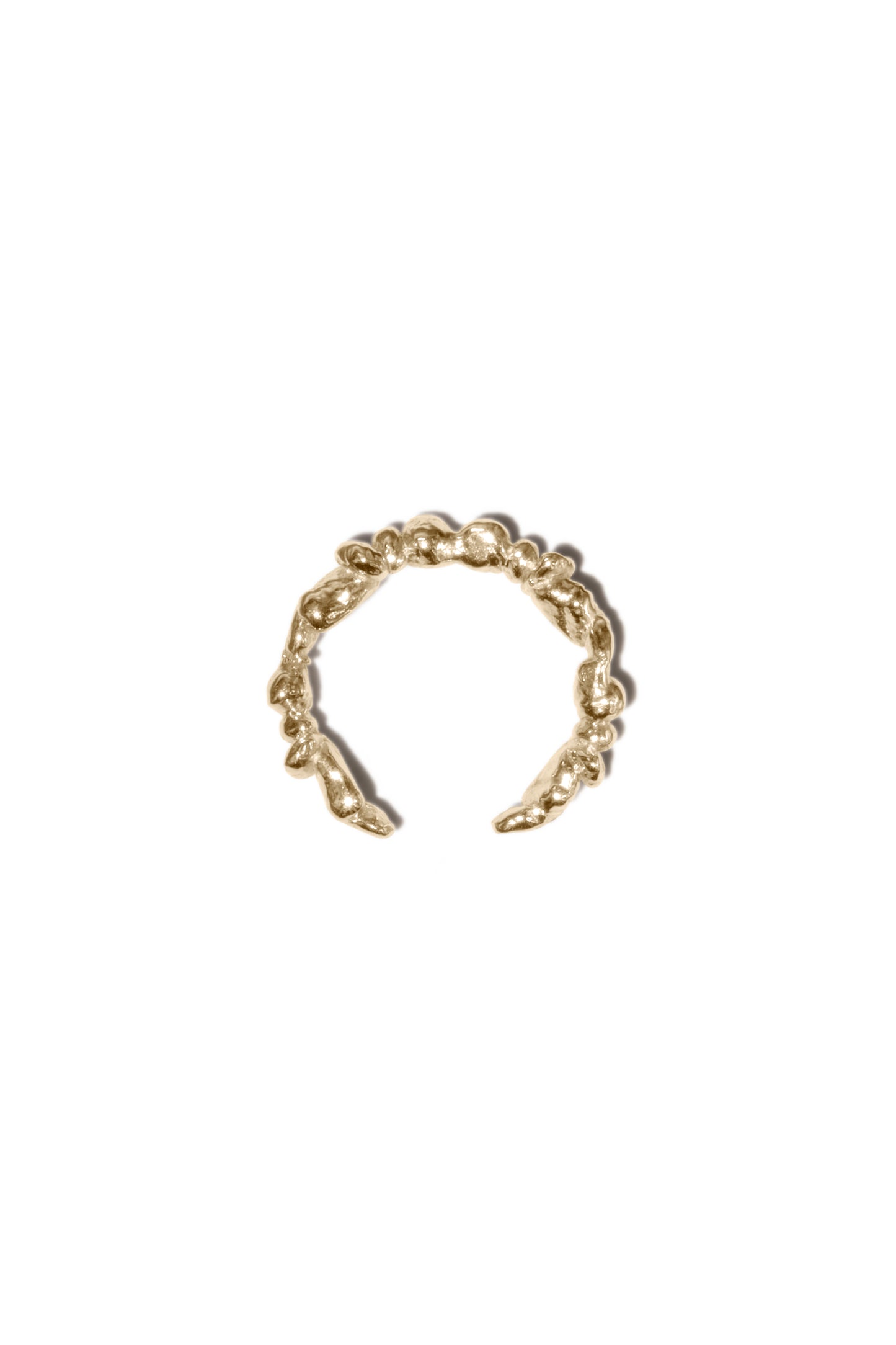 Stacked Stone Ring - Light gold